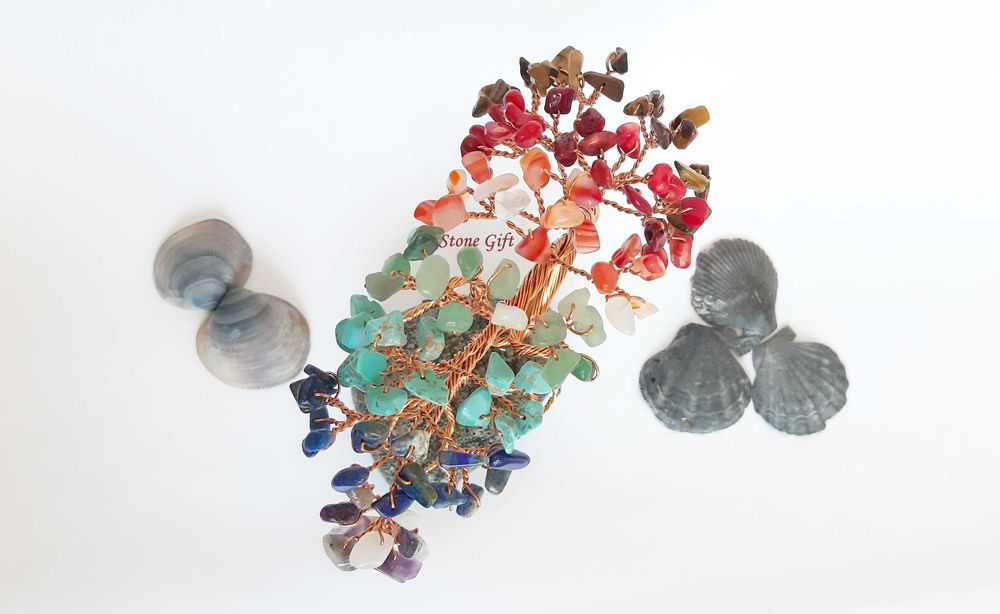 7 Кристала, Подарък за Юбилей, Подарък Йога, Подарък Коледа