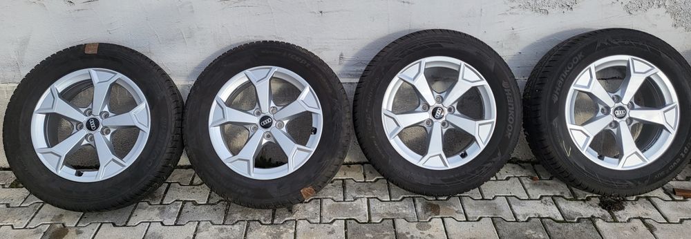 Jante aliaj Audi R17, Q3, A4 ,A5, A6, anvelope Hankook 215 65 17