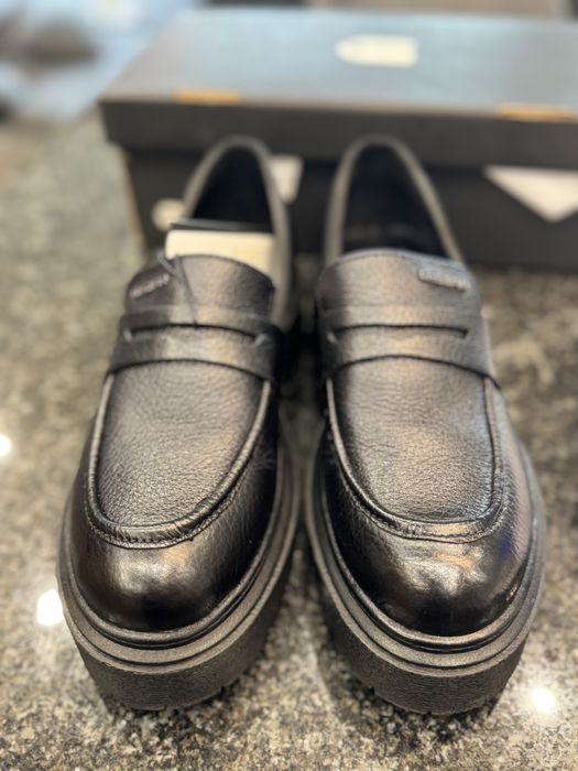 Черни кожени мокасини G star