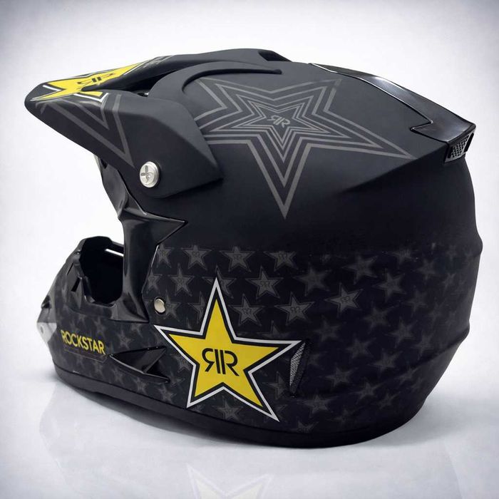 Кросова каска ROCKSTAR, Full Face, DOT Сертификат, Размер: S; M;