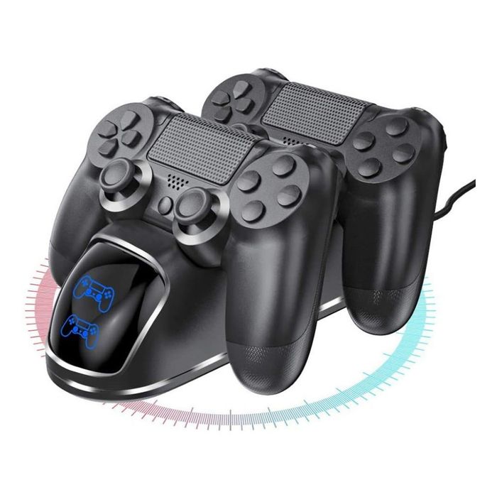 Докинг станция за зареждане на два PS4 контролера
