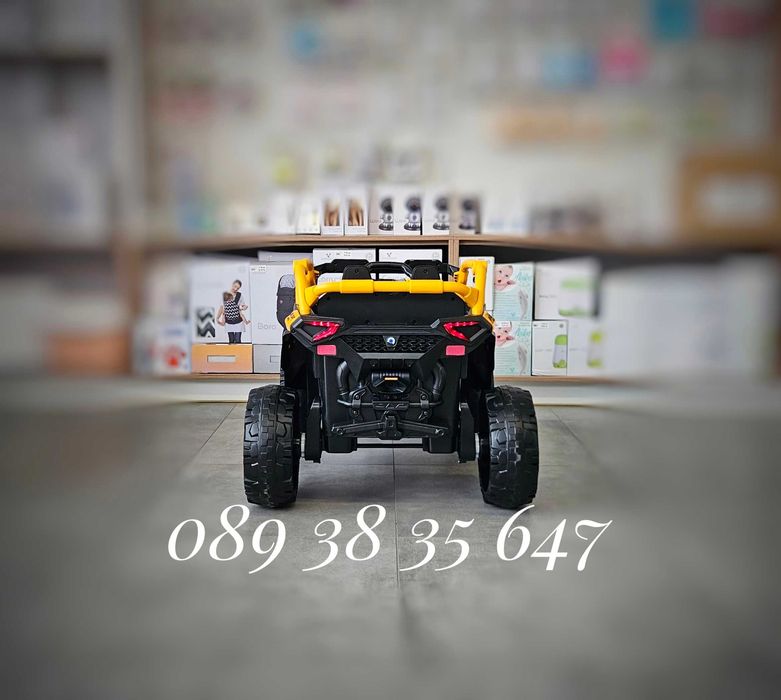 ТОП ЦЕНА!НОВО!Акумулаторен джип Kansas с 24V батерия,меки гуми,4x4,USB
