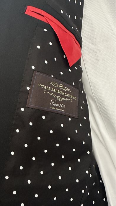 Costum de mire (ceremonie) 100% lana Vitale Barberis Canonico S110
