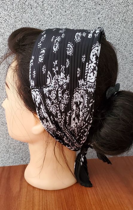 Плиссированый шарфик-косынка