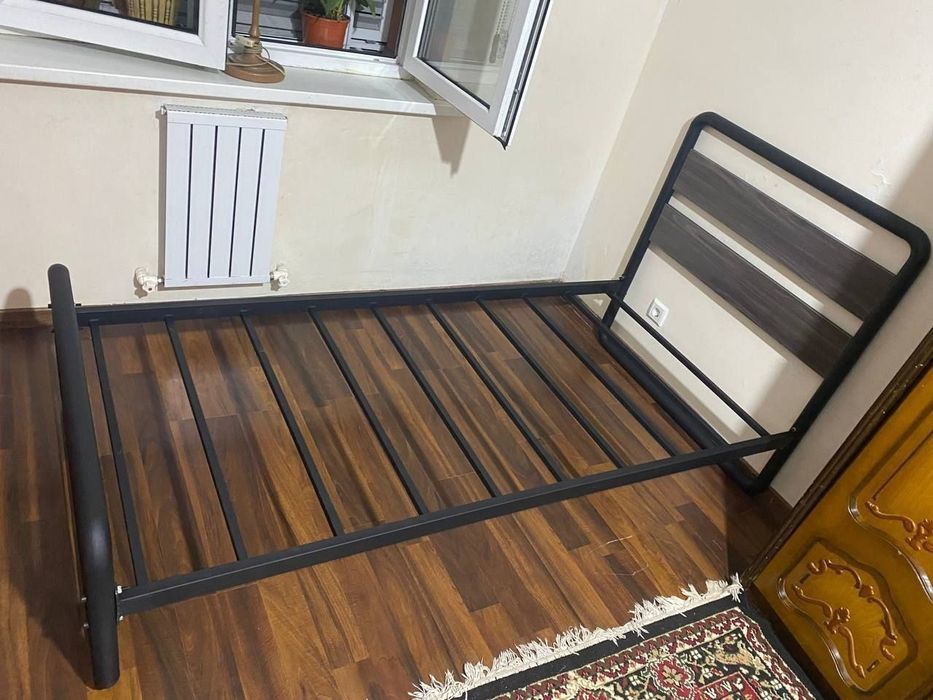 односпальная кровать Loft krovat темир крават metal kalavat Лофт
