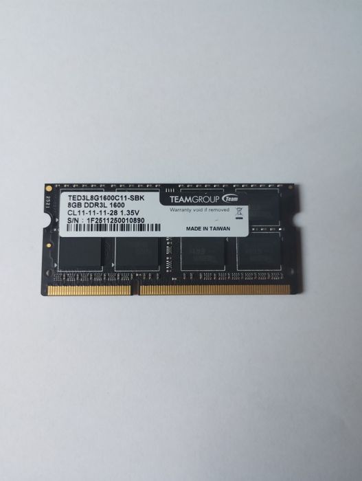 8GB RAM laptop..