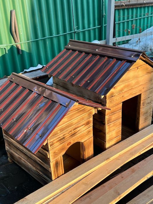 Будки для собак деревянные