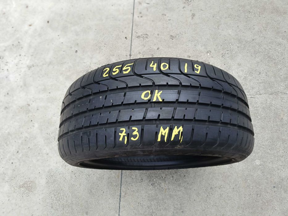 O anvelopa vara 255 40 19 pirelli p zero profil de 7,3 mm