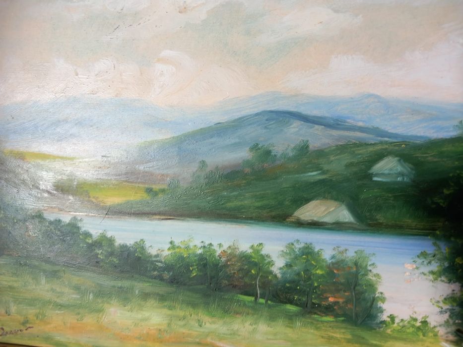 Tablou, pictura ulei, peisaj