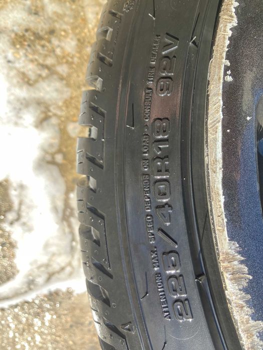 джанти 18 цола, 5по112 VW с нови зимни гуми