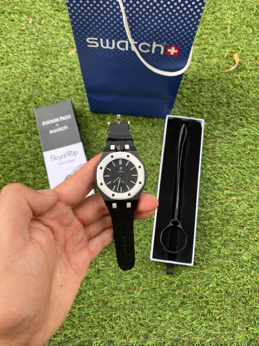 Ceas Ap x swatch ocho negro full box
