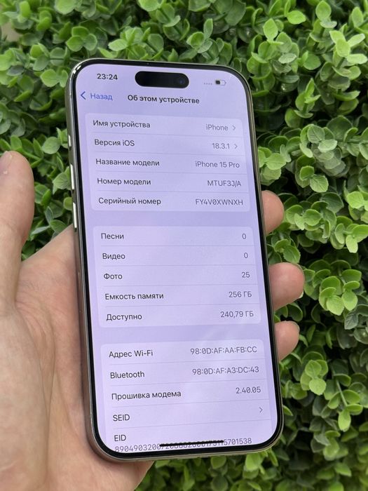 iPhone 15 Pro / 256 GB