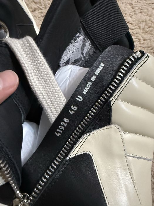 Rick Owens Geobasket Jumbo Laces - 40/41/42/43/44/45 pe stoc