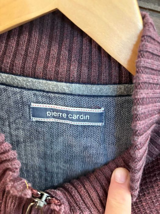 Pulover maroniu Pierre Cardin