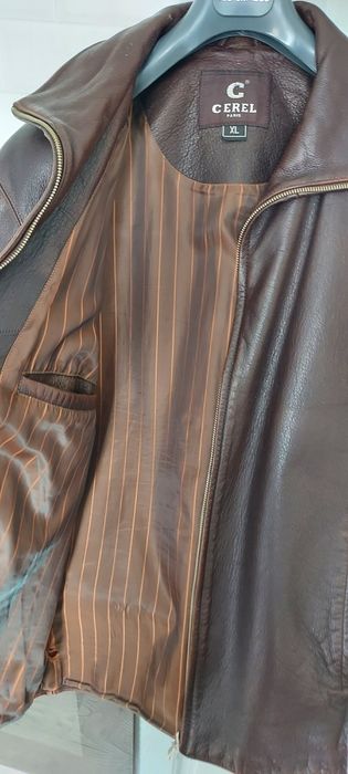 Мужская кожаная куртка