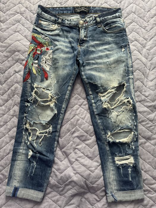 Модерни дамски дънки - размери S-M