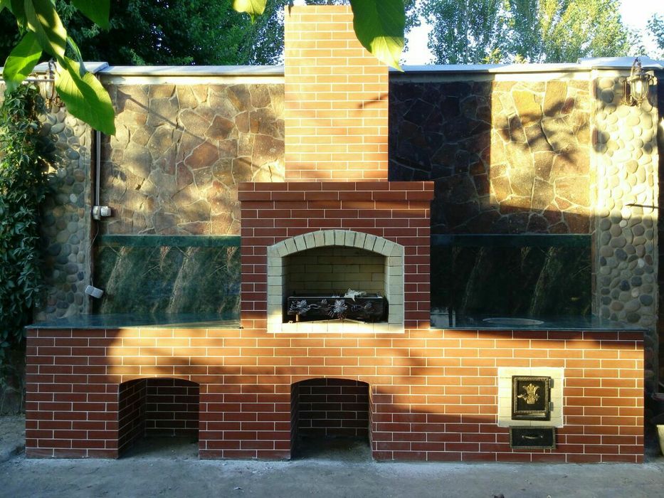 БАРБЕКЮ. Очаги. Камины. ЛЕТНИЕ кухни