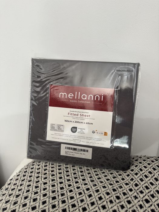 Vând cearceaf cu elastic Mellanni - Iconic Collection