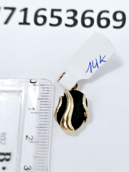 Vand pandantiv din aur 14 k 3.27 g cod 754