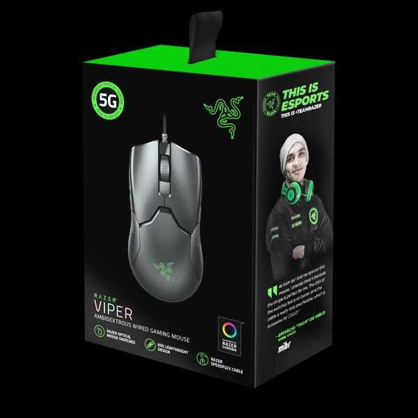 Mouse gaming Razer Viper iluminare Chroma RGB RZ01-02550100-R3M1 nou Sigilat