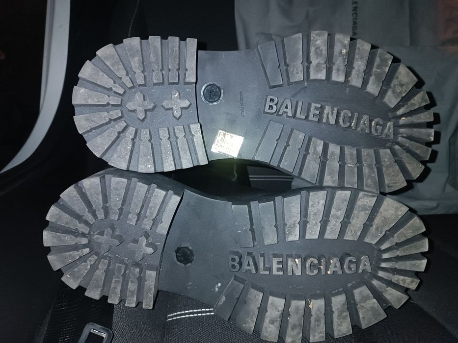 Balenciaga leather boots