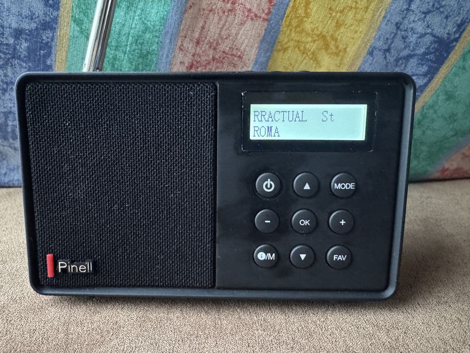 Radio Pinell Supersound Micro, portabil, negru, 170g,
