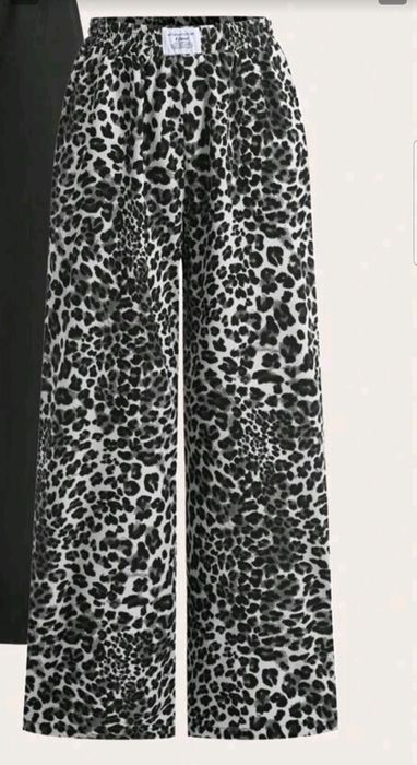 Pantaloni leopard M