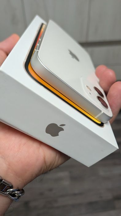 iPhone 12 White / Alb – Impecabil, Cutie Originală, Baterie 88% Husă+folie cadou