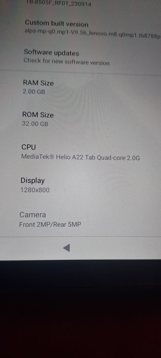 Tableta Lenovo TB-8505F