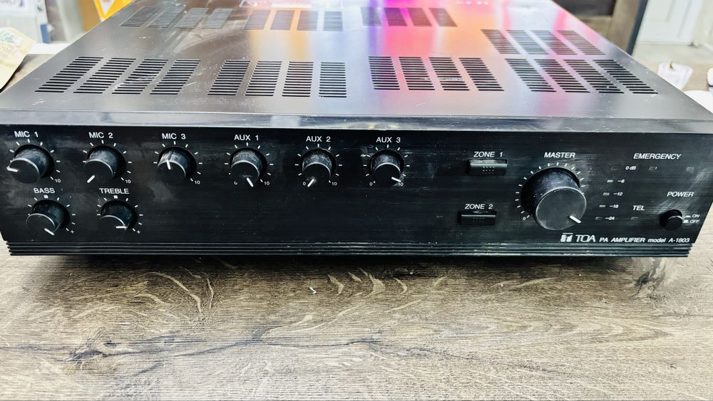 Amplificator mixer TOA A-1803, 30W, 100v, 2 zone