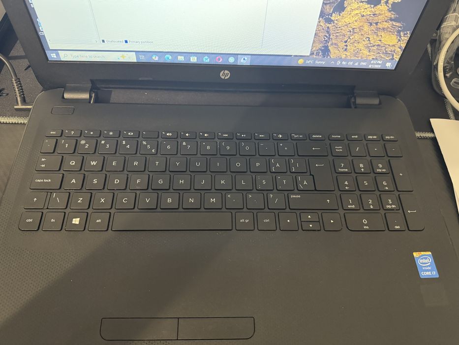 Laptop Hp I7 gen 4