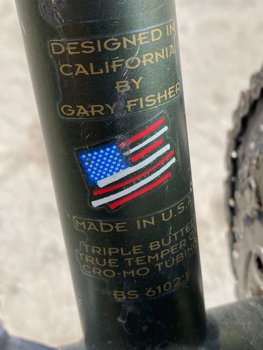 Винтажный горный велосипед