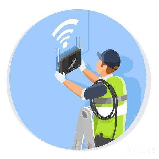 Kamera, Domofon, Shlagbaum o'rnatish va Wi-Fi sozlash xizmati