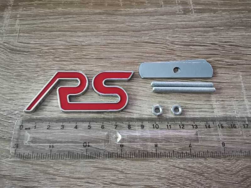 червена емблема за решетка Ford RS