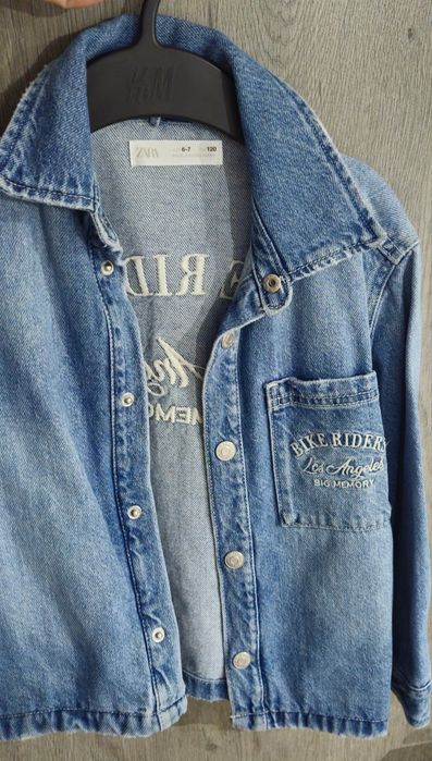 Jacheta blugi Zara baieti 6-7 ani