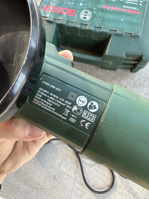 Bosch pws 9-125 ce ъглошлайф с обороти