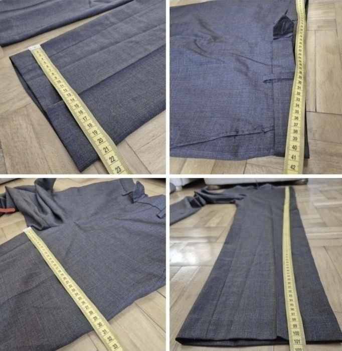 Pantalonii costum Blazin Fashion, Barbati, Lână Super 100' S - M