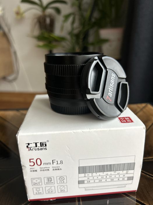 Обектив 7artisans 50mm f/1.8 Fuji Film FX Mount