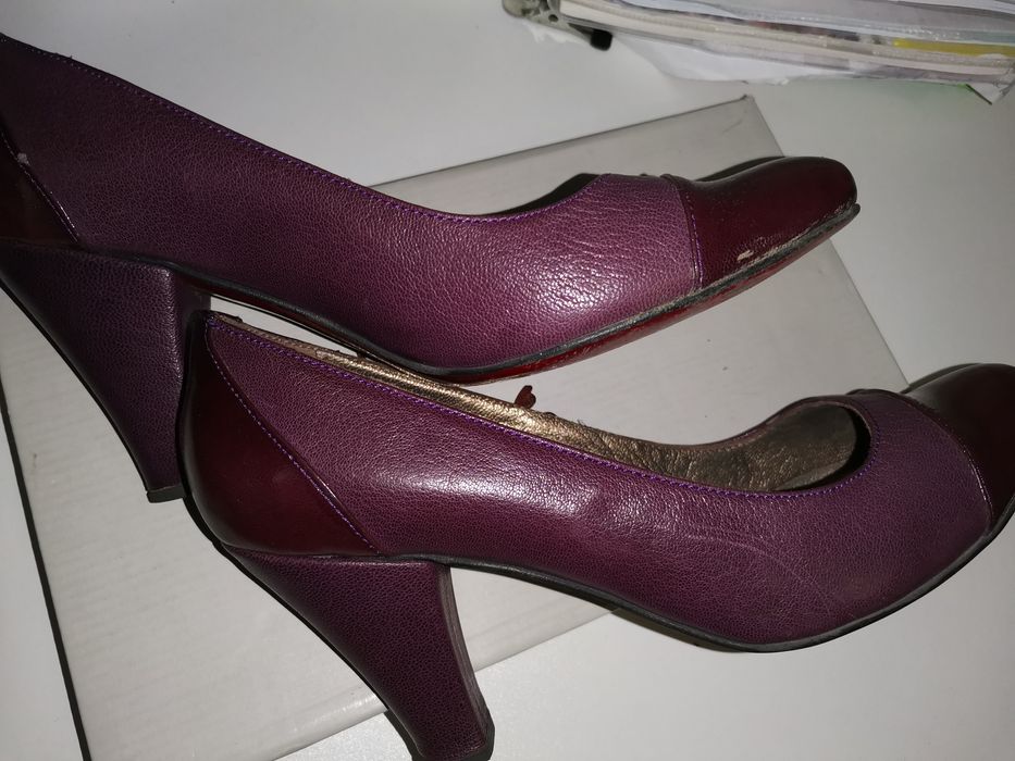 Pantofi din piele naturala mar 36