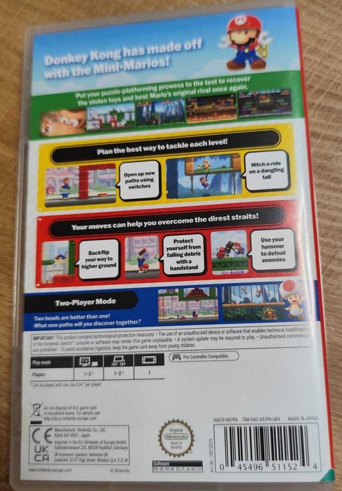 Игра за Nintendo switch Mario vs Donkey Kong