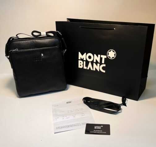 Mont blanc Geantă pentru bărbați, piele 66309