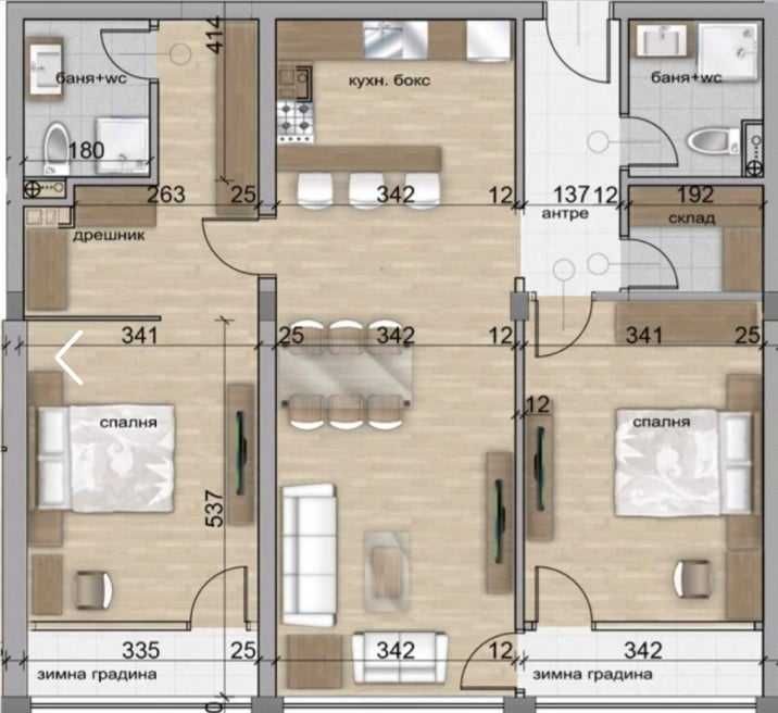 Тристаен апартамент в сграда с Акт 16 в кв. Гоце Делчев