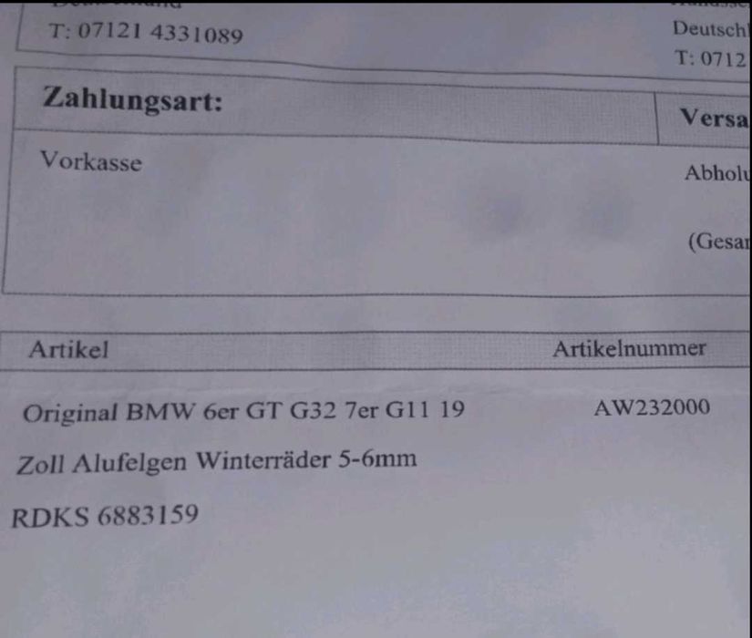 Лети джанти 19 "  със зимни гуми BMW
