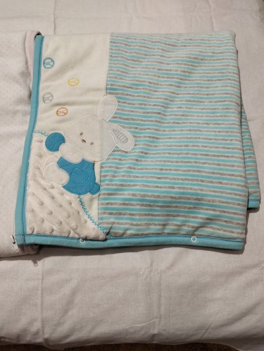 Два детский пледа, одеяло, конверта