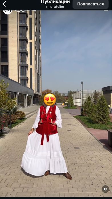 Платье базовое белое