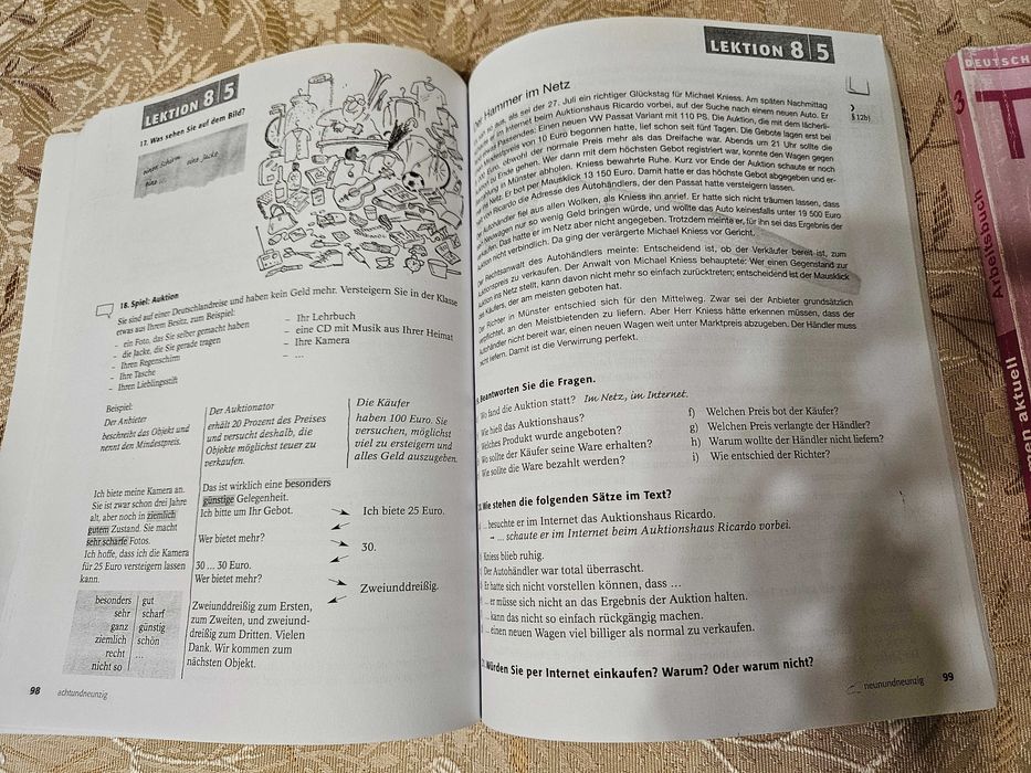 Учебници по немски език - Menschen B1 / Sicher B2/ Themen Aktuell