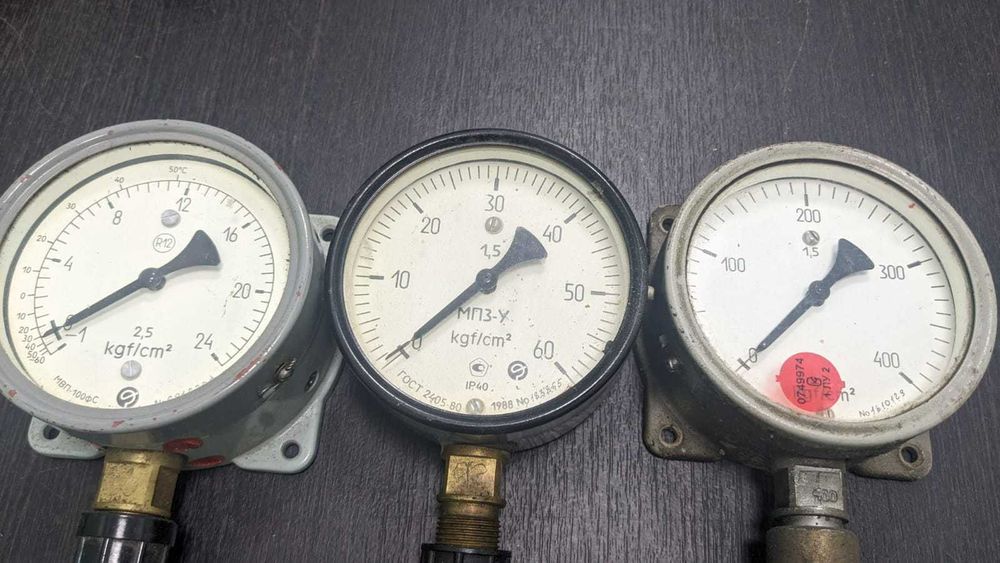 Манометры давления новые и бу