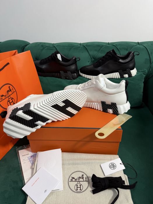 Adidasi Hermes piele naturala 100% Full Box colectie noua