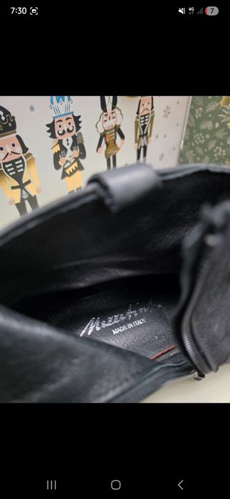 Pantofi piele naturala brodati