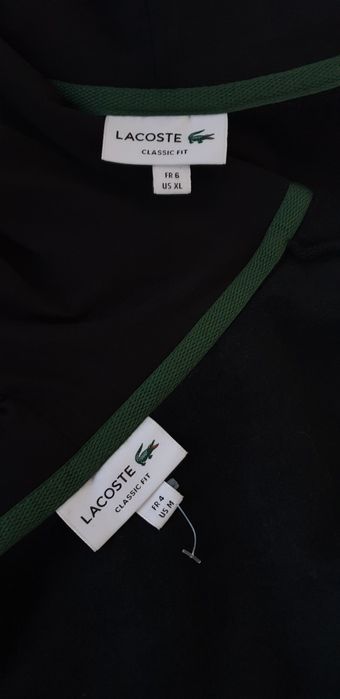 Lacoste Classic Fit Full Zip  M и XL НОВО! 2бр. ОРИГИНАЛ Мъжки Суичери